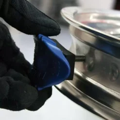 Motion Pro LiteLoc 1.60 Rim Lock -Motorcycle Riding Equipment Store motion pro liteloc rim locks action shot 3 1 jpg