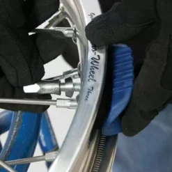 Motion Pro LiteLoc 1.60 Rim Lock -Motorcycle Riding Equipment Store motion pro liteloc rim locks action shot 1 jpg