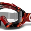 Oakley Proven Victory Stripes Red Motocross Goggles -Motorcycle Riding Equipment Store o57699 jpg