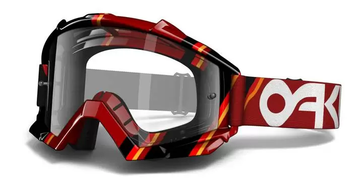 Oakley Proven Victory Stripes Red Motocross Goggles 3 Oakley Proven Victory Stripes Red Motocross Goggles