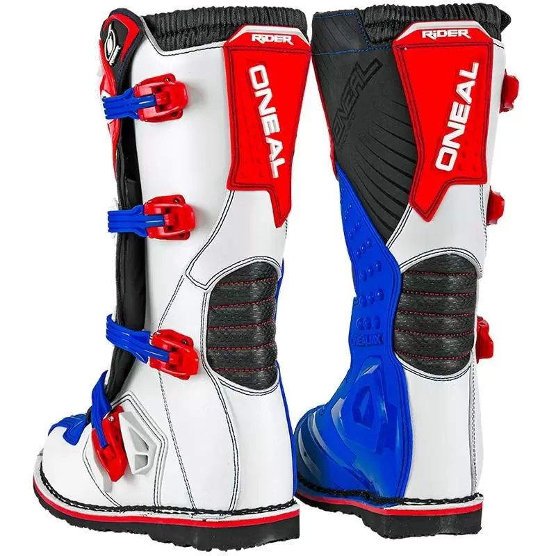 O'Neal Rider Boots - Blue Red White 6 O'Neal Rider Boots - Blue Red White - Image 4