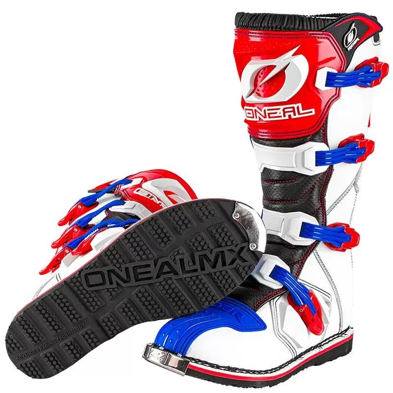 O'Neal Rider Boots - Blue Red White 9 O'Neal Rider Boots - Blue Red White - Image 7