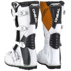 O'Neal Rider Boots - White 15 O'Neal Rider Boots - White -Motorcycle Riding Equipment Store o neal white rider mx boots back 5 jpg