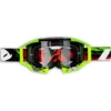 UFO Sirius Black Neon Yellow Motocross Goggles