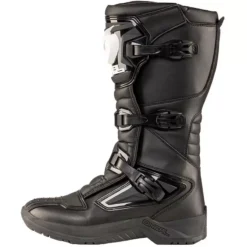 O'Neal RSX Black Motocross Boots -Motorcycle Riding Equipment Store oneal black rsx mx boots left 3 jpg