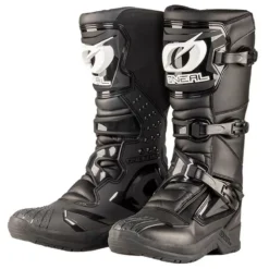 O'Neal RSX Black Motocross Boots -Motorcycle Riding Equipment Store oneal black rsx mx boots 3 jpg