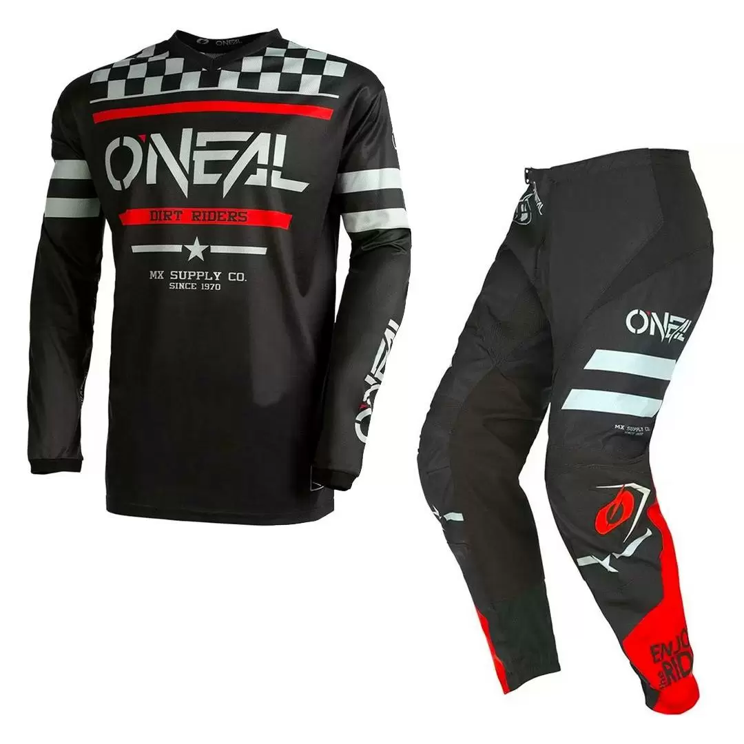 O'Neal Element Squadron V.22 Kit Combo Black / Grey 3 O'Neal Element Squadron V.22 Kit Combo Black / Grey