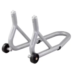 BikeTek Race Aluminium Prong Fitment Front Track Paddock Stand - Grey