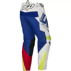 UFO Draft White Red Motocross Pants -Motorcycle Riding Equipment Store pi04448w back jpg
