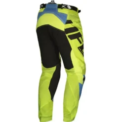 UFO Division Neon Yellow Motocross Kit Combo -Motorcycle Riding Equipment Store pi04455dflu back 7 jpg