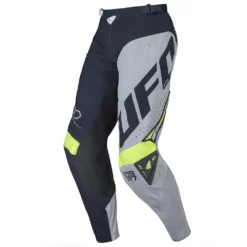UFO Frequency Slim Motocross Pants - Blue Grey Neon Yellow -Motorcycle Riding Equipment Store pi04467 n 01 3 jpg