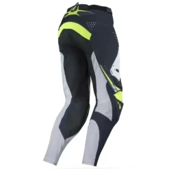 UFO Frequency Slim Motocross Pants - Blue Grey Neon Yellow -Motorcycle Riding Equipment Store pi04467 n 02 6 jpg