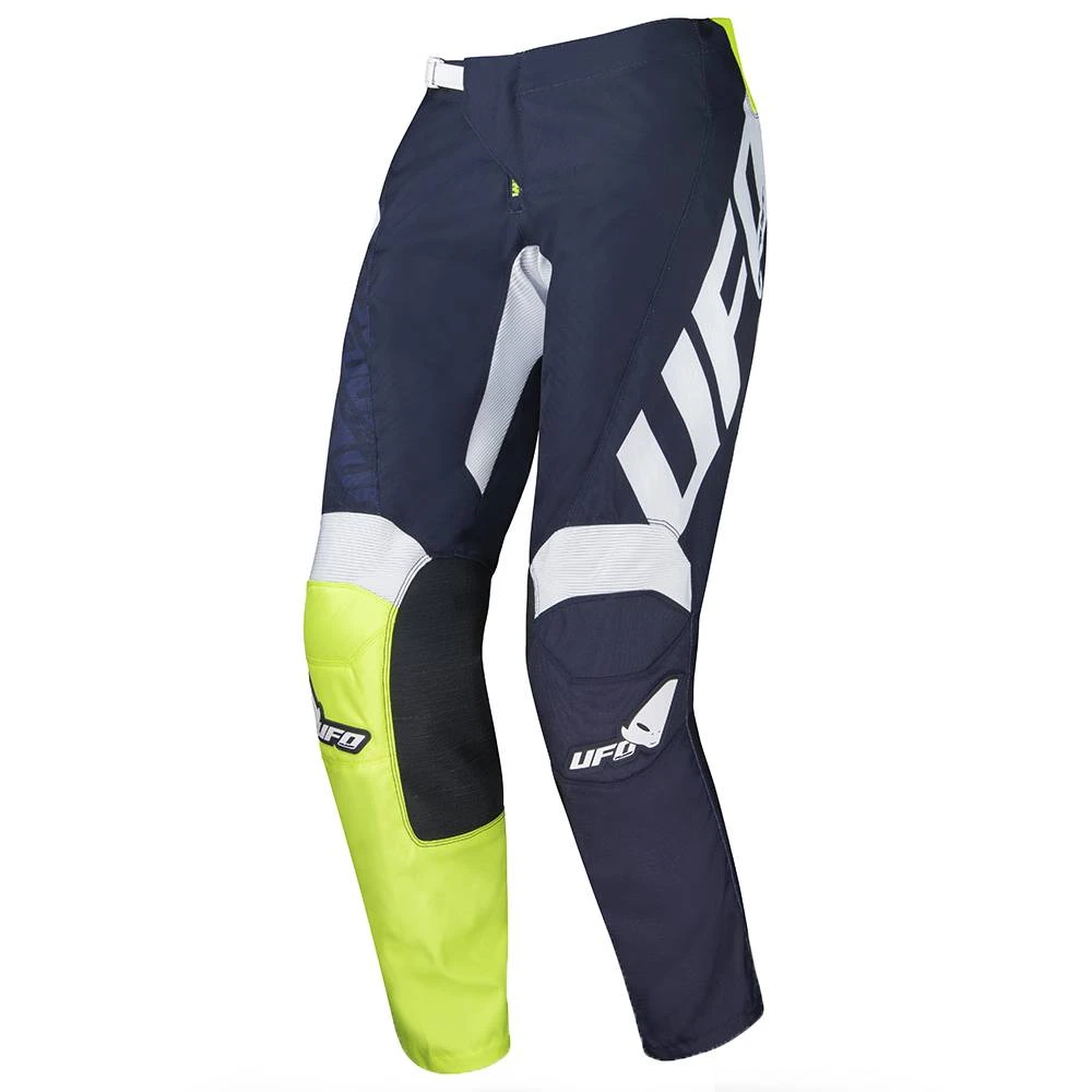 UFO Indium Motocross Pants - Blue Neon Green 3 UFO Indium Motocross Pants - Blue Neon Green
