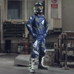 UFO Slim Adrenaline Blue Motocross Pants 16 UFO Slim Adrenaline Blue Motocross Pants -Motorcycle Riding Equipment Store pi04486n 03 1 jpg