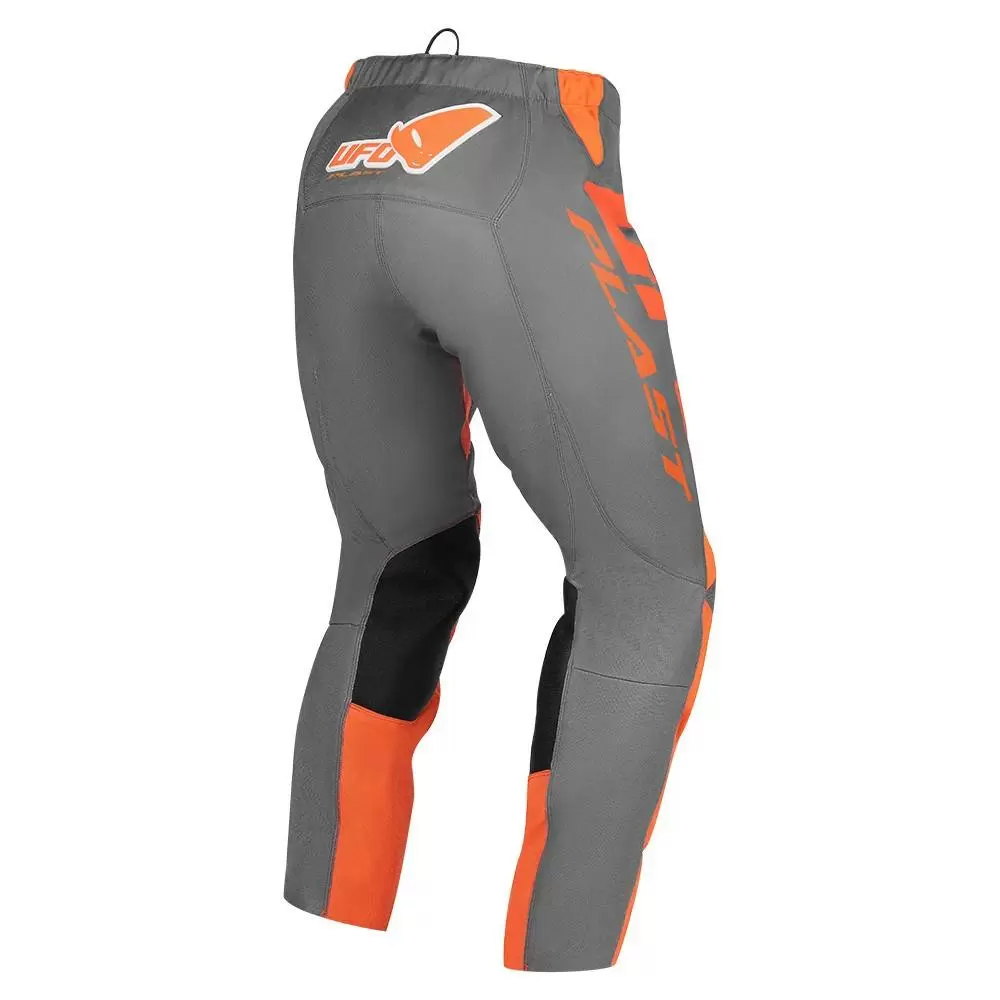 UFO Kids Kimura Grey Orange Motocross Pants 11 UFO Kids Kimura Grey Orange Motocross Pants - Image 9