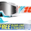 100% Racecraft Goggles Calculus / Silver Mirror Lens -Motorcycle Riding Equipment Store racecraft calculus ice jpg