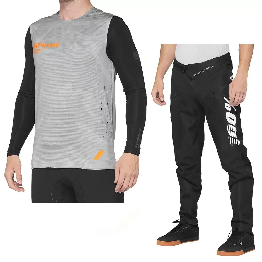 100% R-Core Concept Grey Camo Motocross Kit Combo 3 100% R-Core Concept Grey Camo Motocross Kit Combo