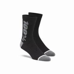 100% RHYTHM Merino Wool Performance Socks 16 100% RHYTHM Merino Wool Performance Socks -Motorcycle Riding Equipment Store rhythm black grey 1