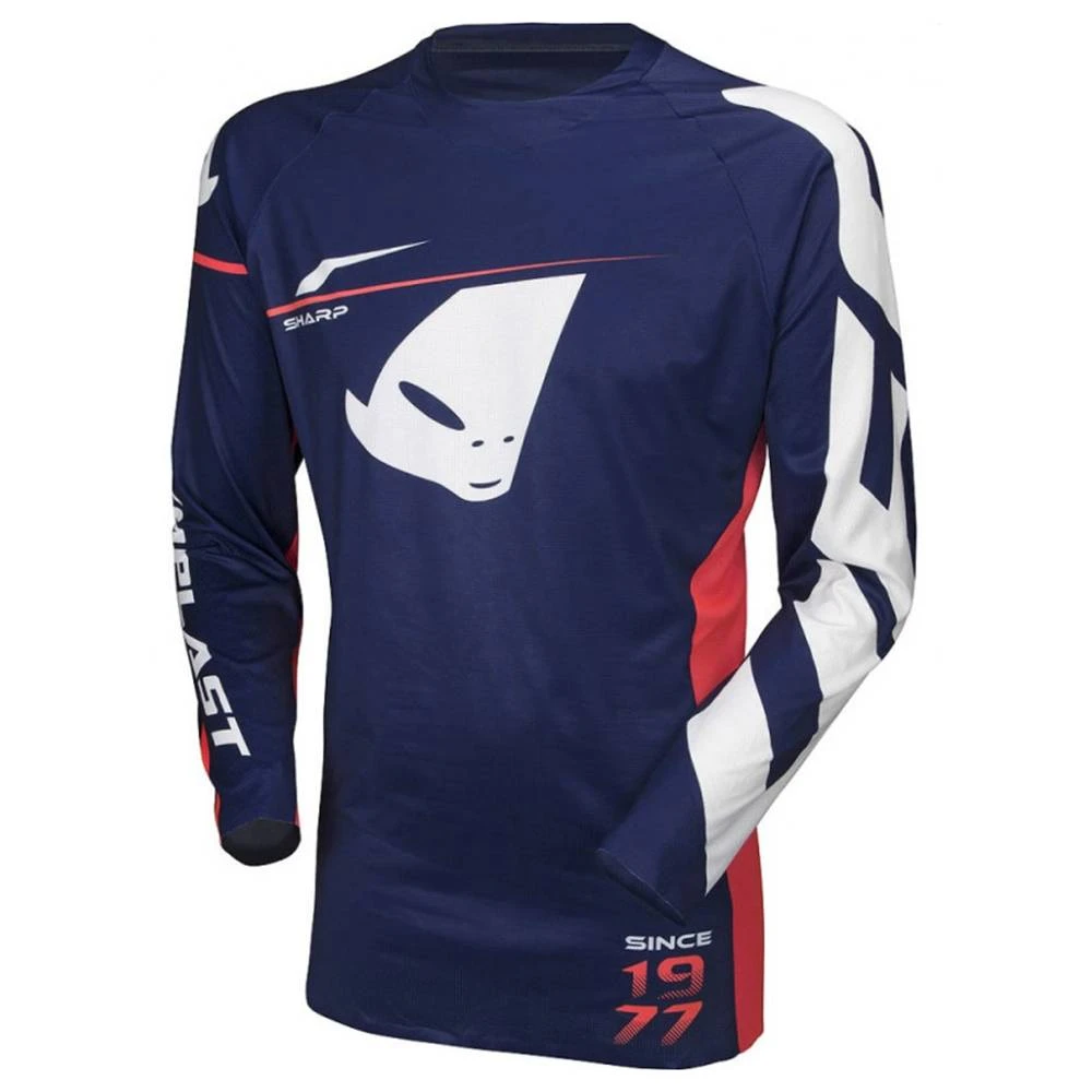 UFO Slim Sharp Blue Motocross Jersey 4 UFO Slim Sharp Blue Motocross Jersey - Image 2
