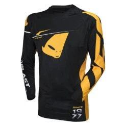 UFO Slim Sharp Black Motocross Jersey
