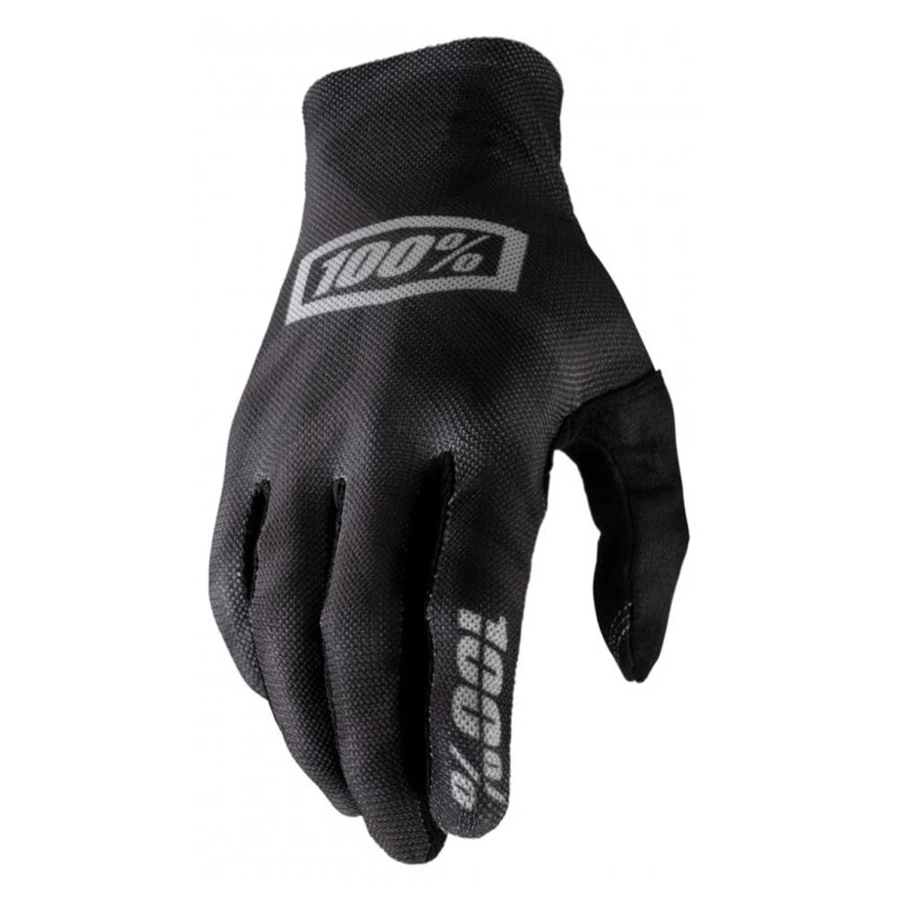 100% Celium Black Silver Motocross Gloves 4 100% Celium Black Silver Motocross Gloves - Image 2