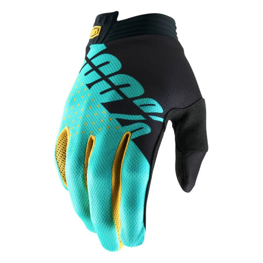 100% ITrack Black Aqua Motocross Gloves 3 100% ITrack Black Aqua Motocross Gloves