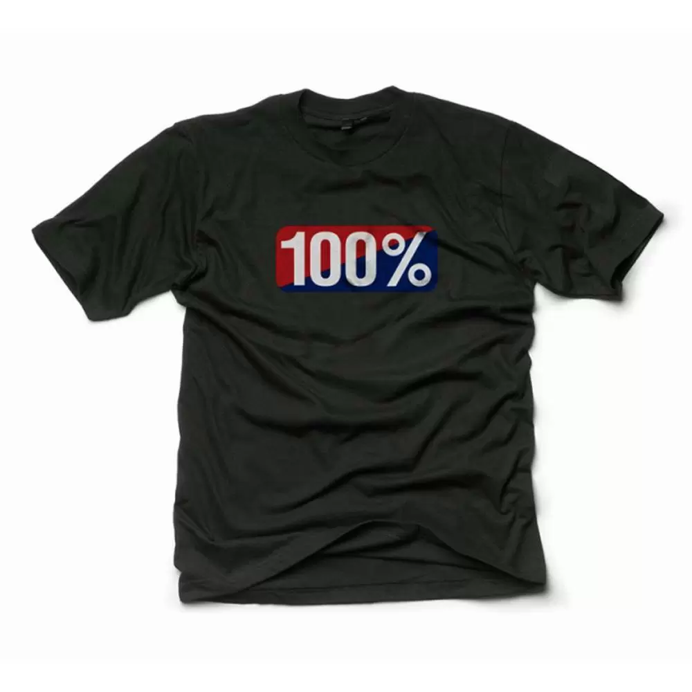 100% Classic Old School T-Shirt - Black 8 100% Classic Old School T-Shirt - Black - Image 6
