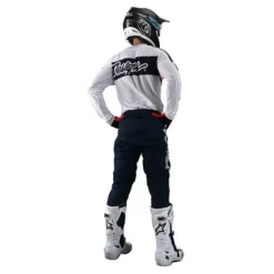 Troy Lee Designs SE Pro Air Vox White Motocross Kit Combo -Motorcycle Riding Equipment Store sepakcvw 06 jpg