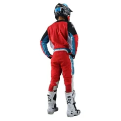 Troy Lee Designs SE Pro Quattro Motocross Kit Combo - Navy Red -Motorcycle Riding Equipment Store sepkcqnr 06 jpg