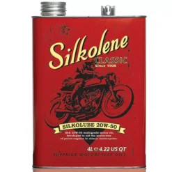 Silkolene Classic Silkolube 20W-50 Mineral Engine Oil For Cars & Motorbikes - 4 Litres