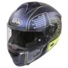 Airoh Spark Cyrcuit Blue Yellow Full Face Helmet 2 Airoh Spark Cyrcuit Blue Yellow Full Face Helmet -Motorcycle Riding Equipment Store spc18 01 1