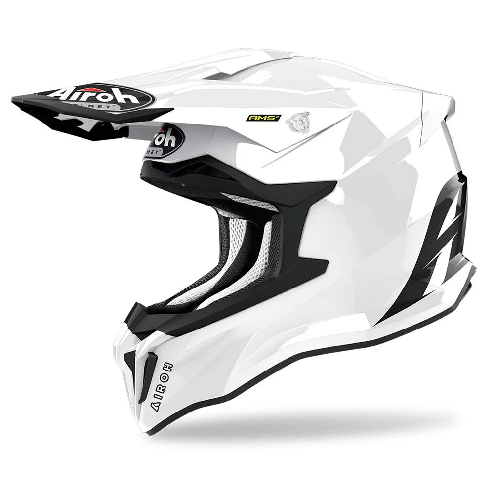 Airoh Strycker White Gloss Helmet 3 Airoh Strycker White Gloss Helmet