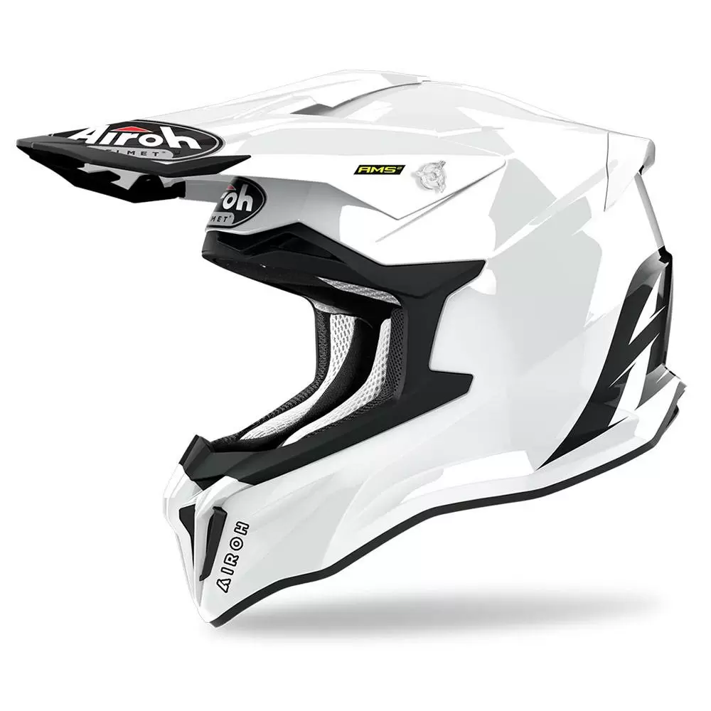 Airoh Strycker White Gloss Helmet 4 Airoh Strycker White Gloss Helmet - Image 2