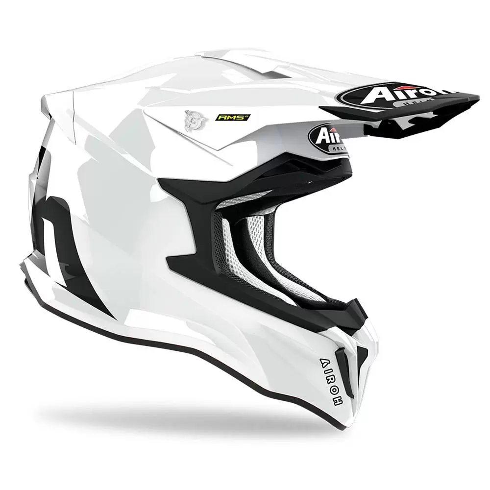 Airoh Strycker White Gloss Helmet 5 Airoh Strycker White Gloss Helmet - Image 3