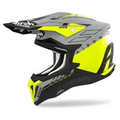 Airoh Strycker Skin Yellow Matt Helmet