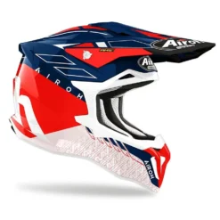 Airoh Strycker Skin Red Gloss Helmet -Motorcycle Riding Equipment Store stsk55 02 jpg