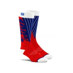 100% TORQUE Comfort Moto Socks 19 100% TORQUE Comfort Moto Socks -Motorcycle Riding Equipment Store torque red blue 2