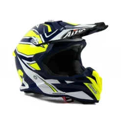 Airoh Terminator Open Vision - Shock Blue -Motorcycle Riding Equipment Store tovsh18 002 jpg