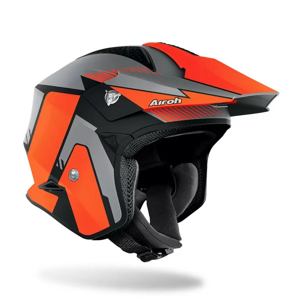 Airoh TRR S Pure Orange Matt Trials Helmet 10 Airoh TRR S Pure Orange Matt Trials Helmet - Image 8