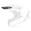 Airoh Twist 2.0 White Replacement Peak -Motorcycle Riding Equipment Store tw214f jpg