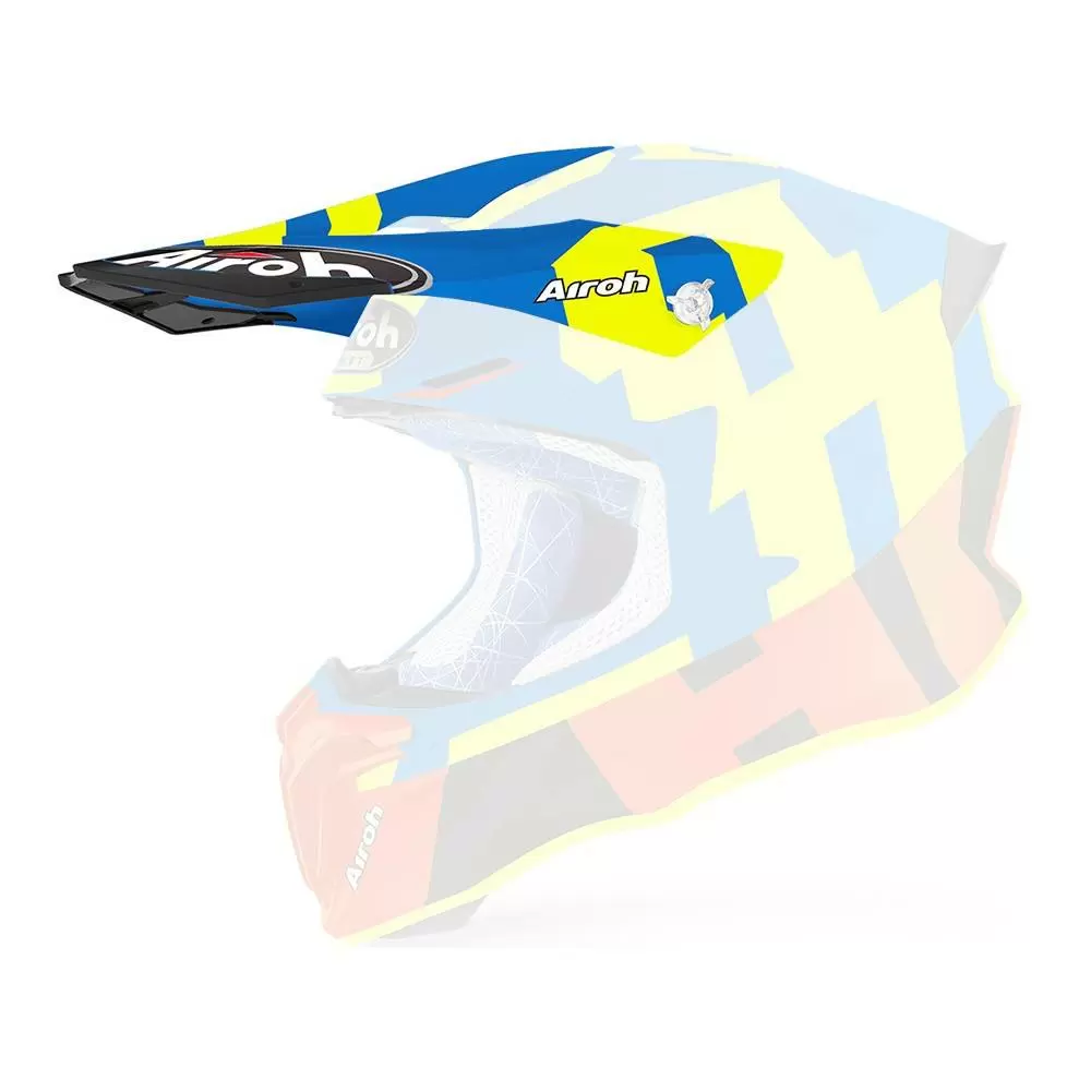 Airoh Twist 2.0 Frame Azure Matt Replacement Peak 3 Airoh Twist 2.0 Frame Azure Matt Replacement Peak