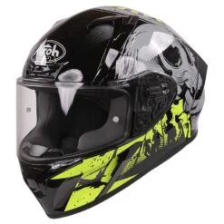 Airoh Valor Akuna Yellow Full Face Helmet 17 Airoh Valor Akuna Yellow Full Face Helmet -Motorcycle Riding Equipment Store vaa31 01 5