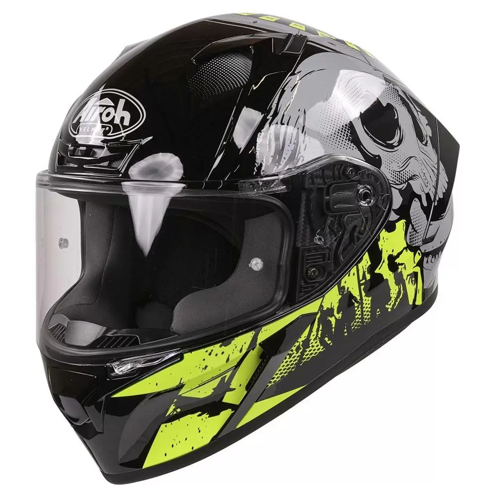 Airoh Valor Akuna Yellow Full Face Helmet 9 Airoh Valor Akuna Yellow Full Face Helmet - Image 7