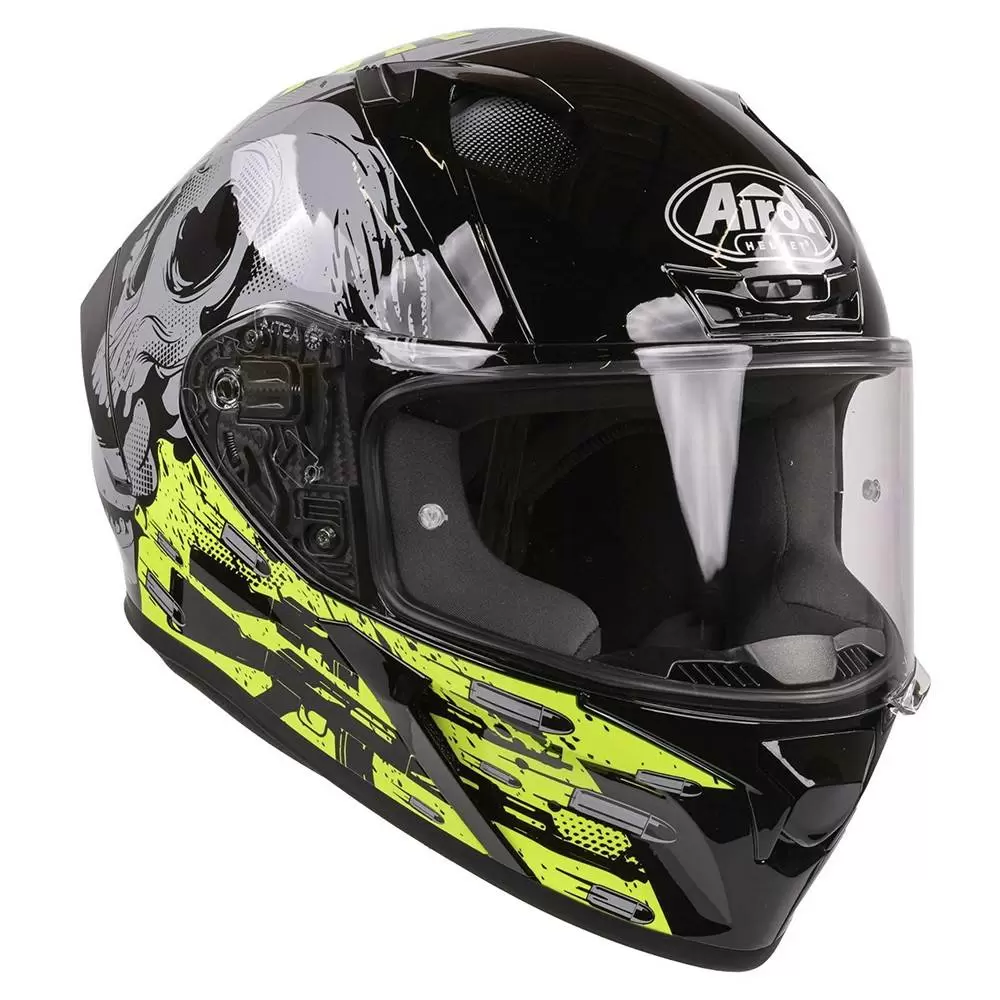 Airoh Valor Akuna Yellow Full Face Helmet 10 Airoh Valor Akuna Yellow Full Face Helmet - Image 8