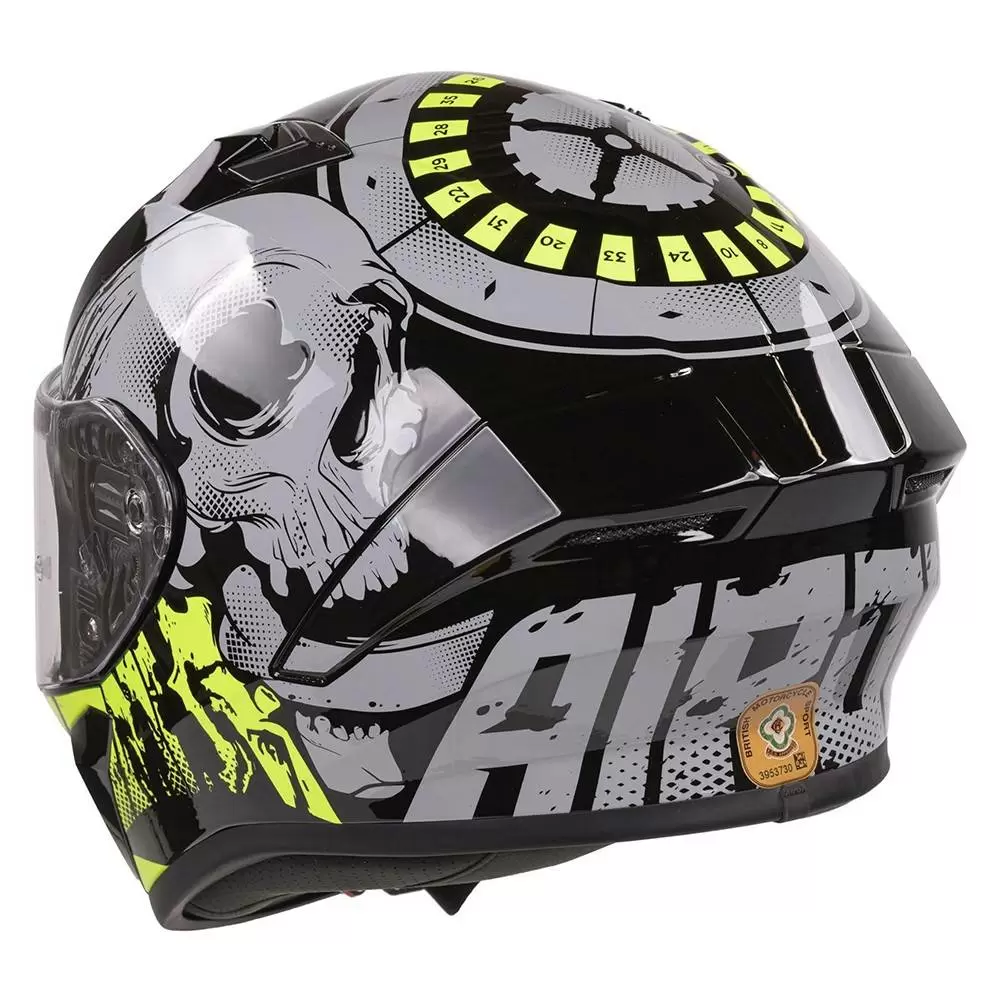 Airoh Valor Akuna Yellow Full Face Helmet 13 Airoh Valor Akuna Yellow Full Face Helmet - Image 11