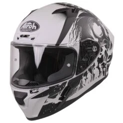 Airoh Valor Akuna Grey Full Face Helmet -Motorcycle Riding Equipment Store vaa35 01 5