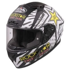 Airoh Valor Rockstar Full Face Helmet -Motorcycle Riding Equipment Store vark35 01 2