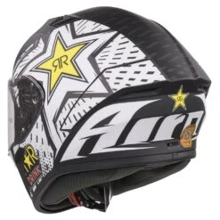Airoh Valor Rockstar Full Face Helmet -Motorcycle Riding Equipment Store vark35 05 3