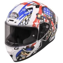 Airoh Valor Uncle Sam Full Face Helmet -Motorcycle Riding Equipment Store vaus38 01 6