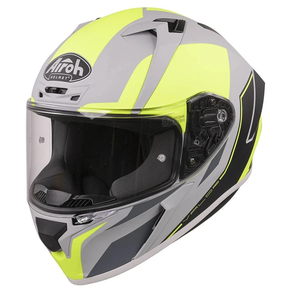 Airoh Valor Wings Fluo Yellow Full Face Helmet 3 Airoh Valor Wings Fluo Yellow Full Face Helmet